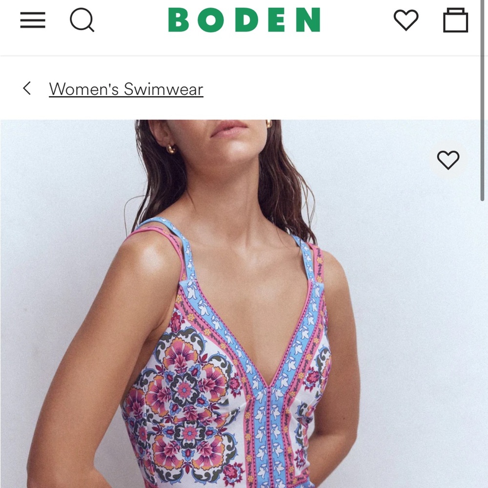 NWT- Boden Arles Swimsuit size 6L! - Picture 3 of 9